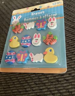 Brand New Spring/Easter Erasers We have two packages at $1 each
