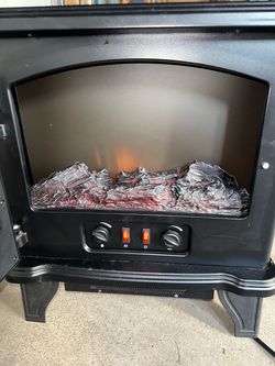 duraflame Infrared Quartz Electric Fireplace Stove Heater, Black