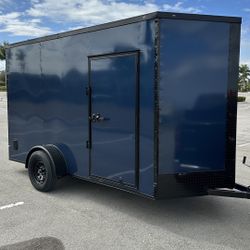 NEW 2026 6x12 SA 7’ Height Enclosed Trailer