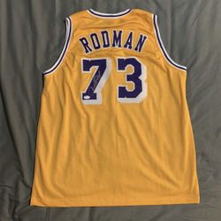 Dennis Rodman JSA signed autographed Los Angeles Lakers Jersey
