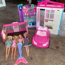 Barbie Dolls, Barbie House, Barbie Car N More