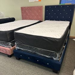 NEW TWIN FULL QUEEN KING SIZE BED WITH MATTRESS AND BOXSPRING INCLUDING FREE DELIVERY- BEDROOM FURNITURE SECTIONAL SOFA AND MORE 