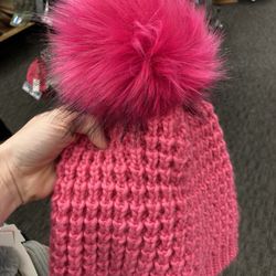 Brand new hot pink Kyi Kyi winter hat 