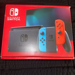Nintendo Switch Red and Blue 