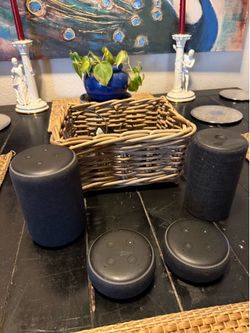 Amazon Echo Bundle – 2 Echo Speakers + 2 Echo Dots – Works Great