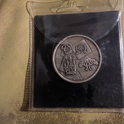 Walt Disney World Token Coin Medal 2000 Future MGM Studios Epcot Animal Kingdom