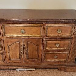 Dresser and mirror