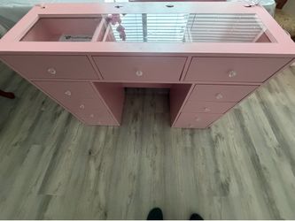 Large Pink Wooden Dollhouse – Multi-Level