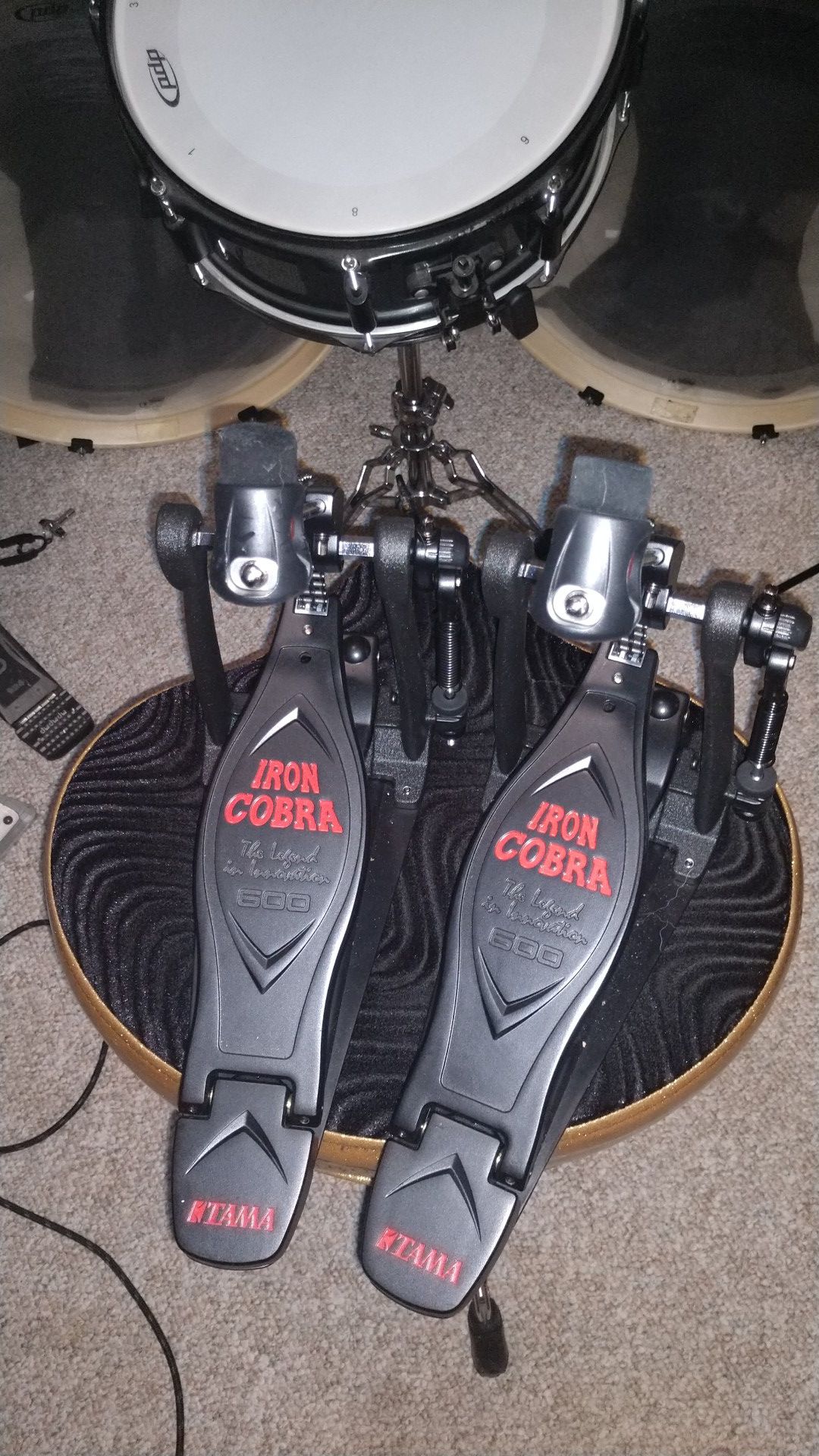 "PRICE DROP" Pair single kick drum pedals $150 or best offer