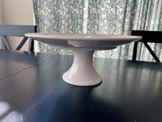 White Cake Stand From Crate And Barrel