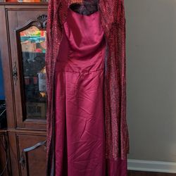Red Formal Gown Size 16 