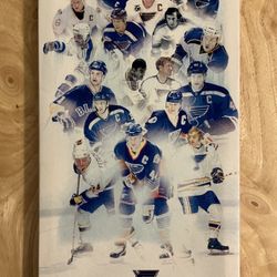 St Louis Blues Captains Canvas Art Heritage Nights 