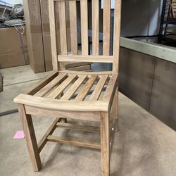 New Teak Outdoor Chair 