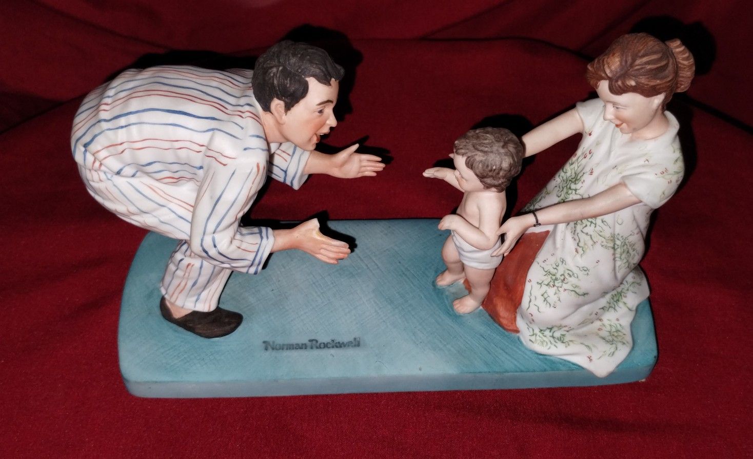 DISCOUNTED NORMAN ROCKWELL BABY'S FIRST STEP THE NORMAN ROCKWELL MUSEUM INC. 1979