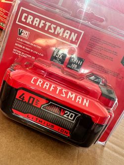 Craftsman 20v 4.0ah battery new