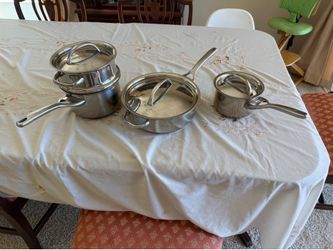 Set of stainless pots Costco brand