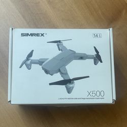 Simrex X500 Mini Drone – 4K HD Camera, Foldable, Open Box, Never Flown