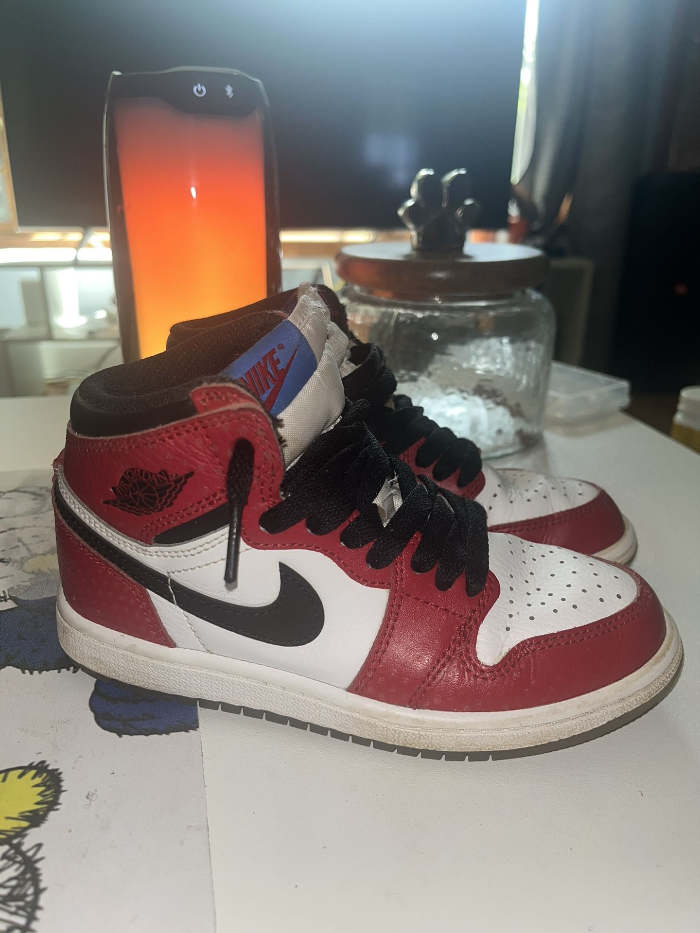Nike Air Jordan 1 Retro High TD Origin Story Spiderman 13c