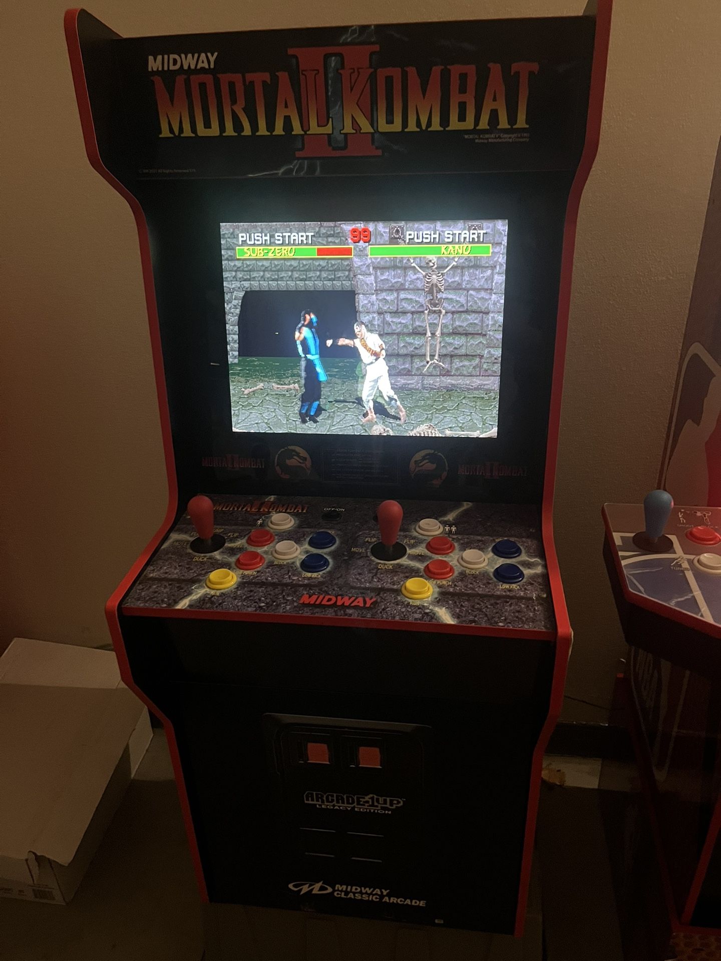 Mortal Kombat Arcade 1up Cabinet