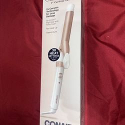 DOUBLE CERAMIC 1" Curling Iron 2x Ceramic Technology for Less Damage