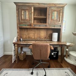 Rustic, Custom Wood Desk 