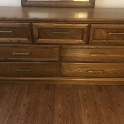 Solid wood bedroom dresser