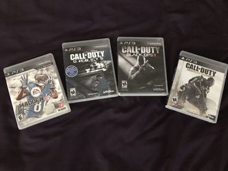 PS3 Games $40 for all 4.