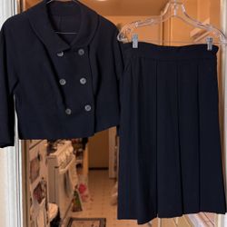 1950 Skirt Suit Set, Vintage, Size S/M
