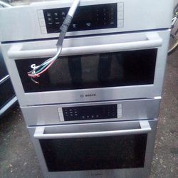 800 Series Bosch Wall Oven and Microwave 