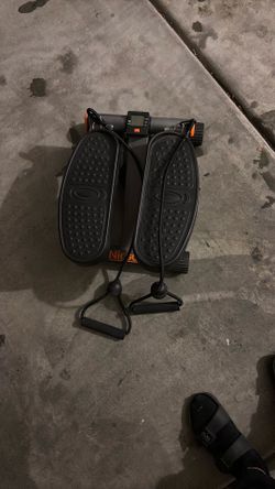 Stepper With Resistance Bands