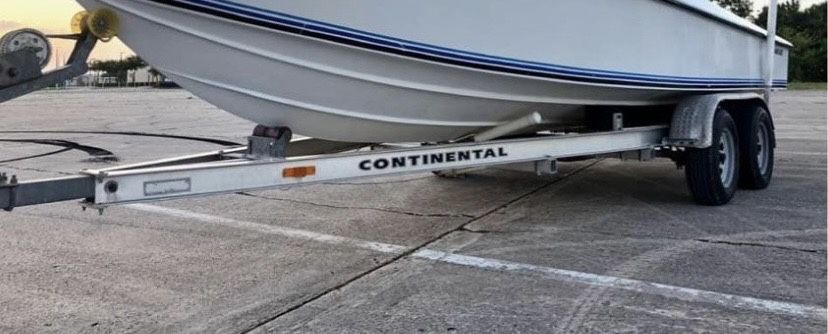 Boat trailer Continental double axle  for 20-22 ft