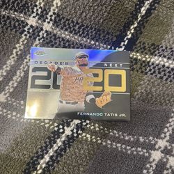 Fernando Tatis Jr. 2020 Topps Chrome Decades Next Baseball Card