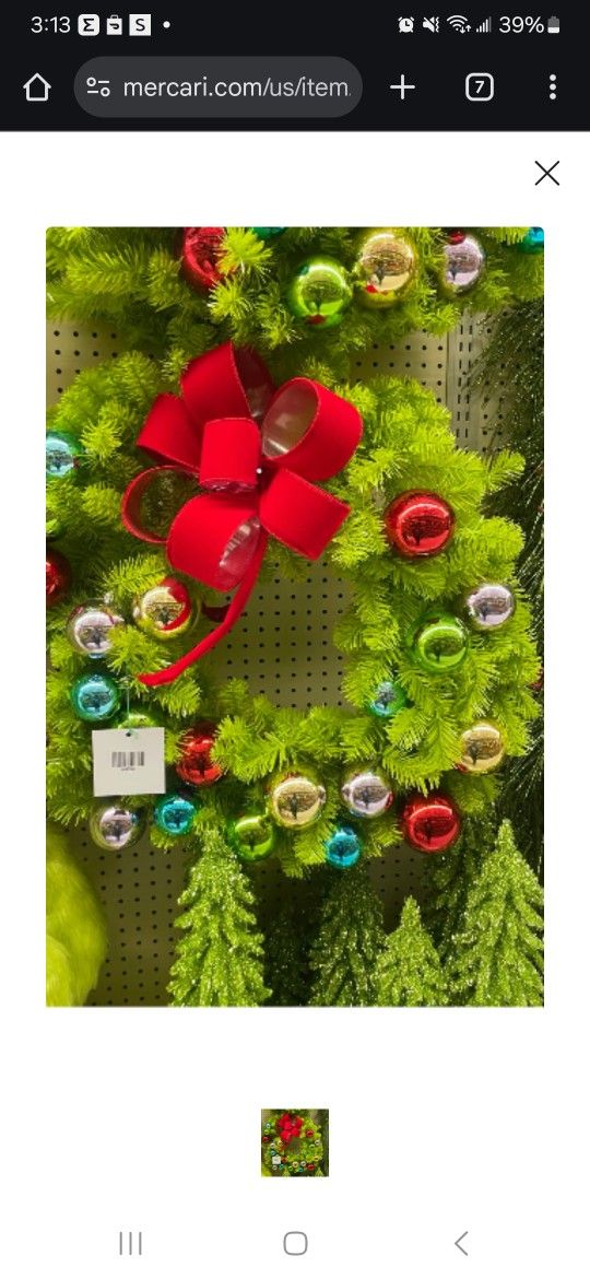 Grinch Wreath