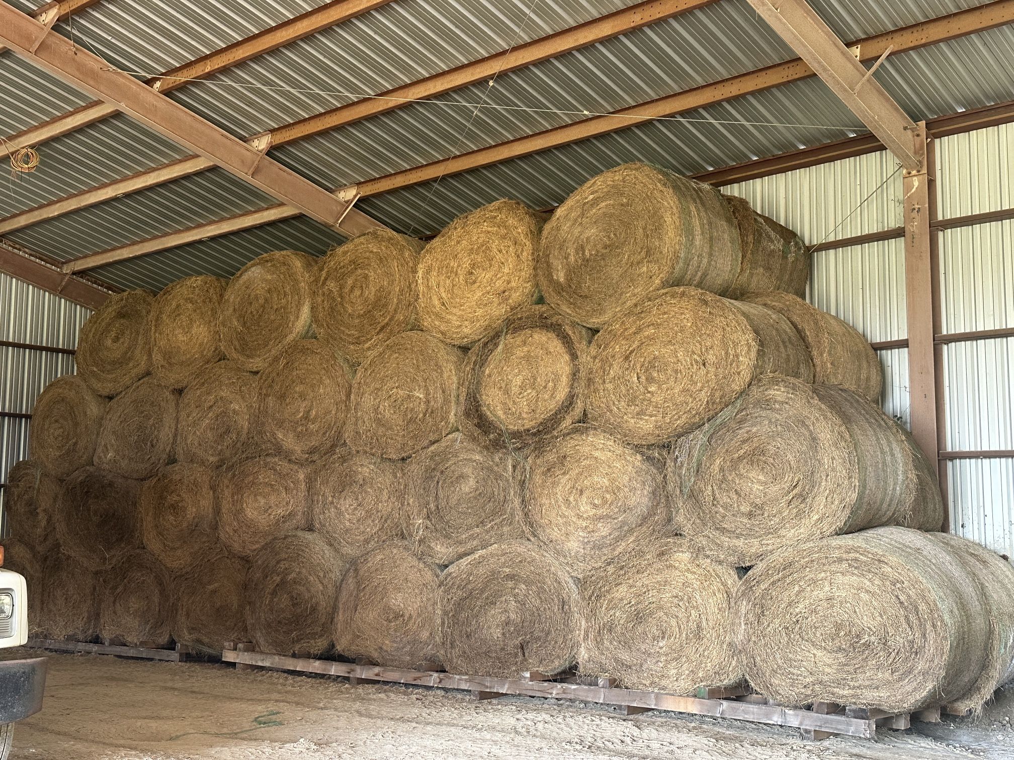 4’x5’ Round bales  - barn Kept 