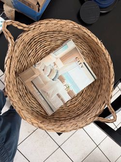 Better homes and gardens water hyacinth basket tray