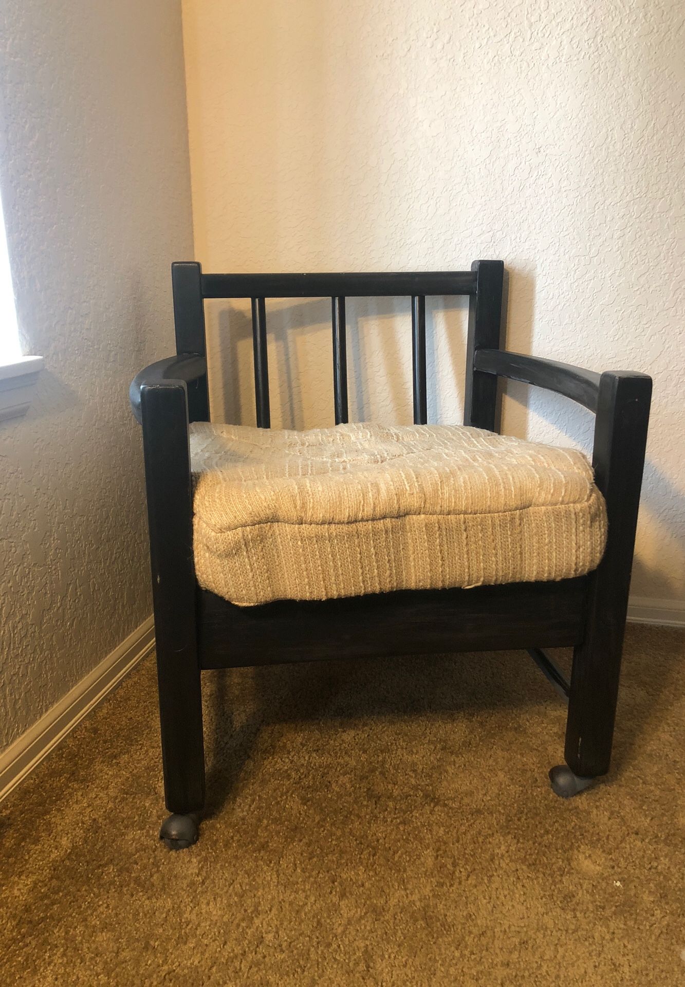 Vintage solid wood chair