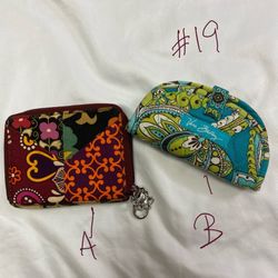 Vera Bradley wallet & jewelry case