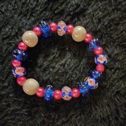 New Multi-Colored Beaded Bracelet 