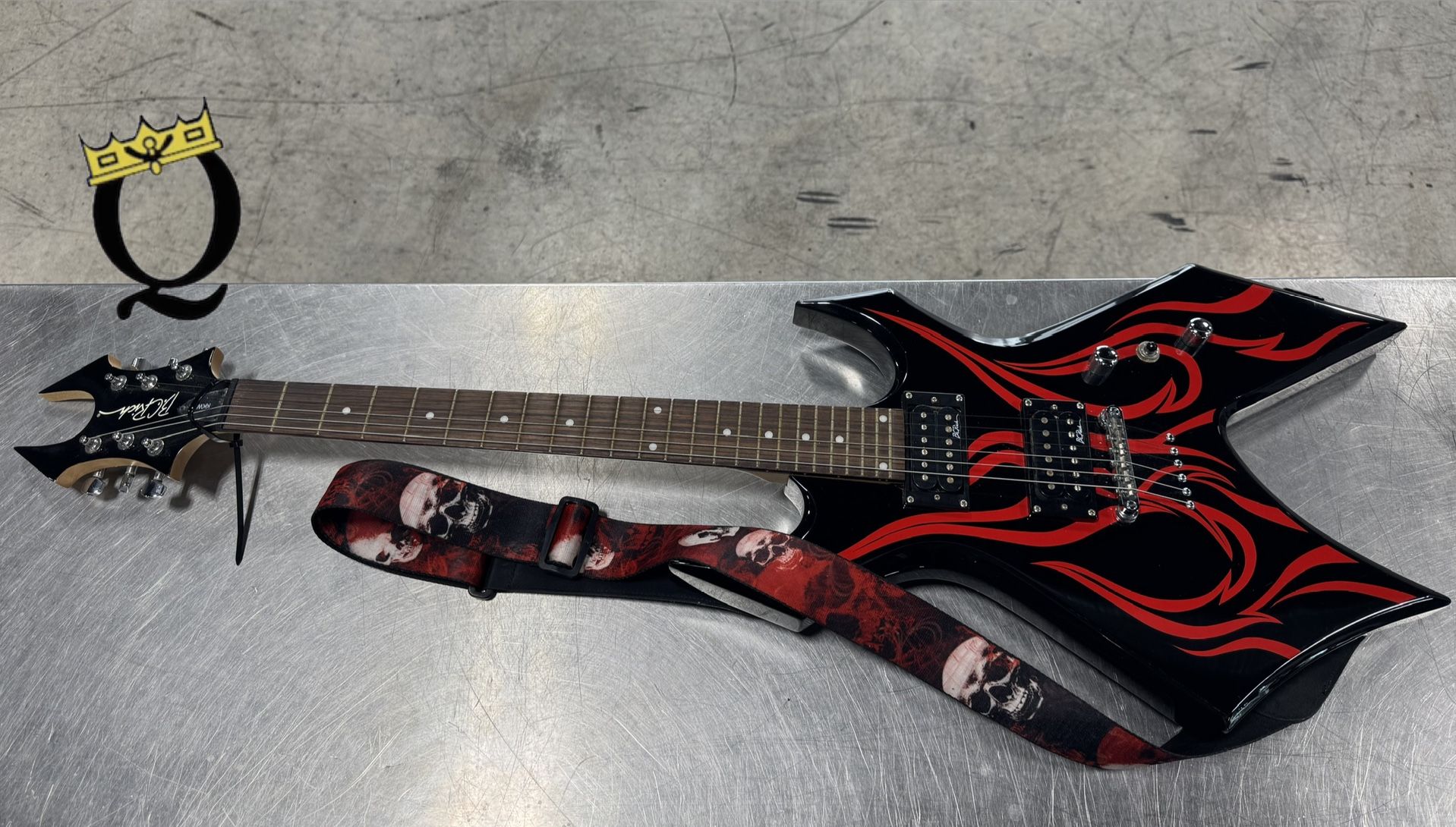 BC Rich KKW Kerry King Wartribe Pointy Electric Guitar Black 6-String