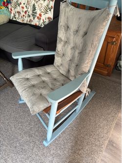 Wood rocking chair