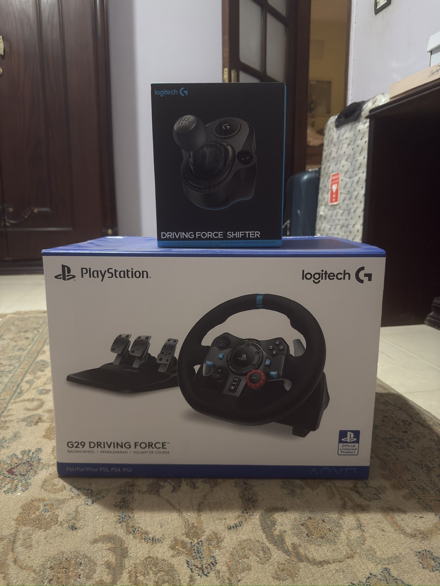 Logitech G29 Steering Wheel (No Box) + Shifter