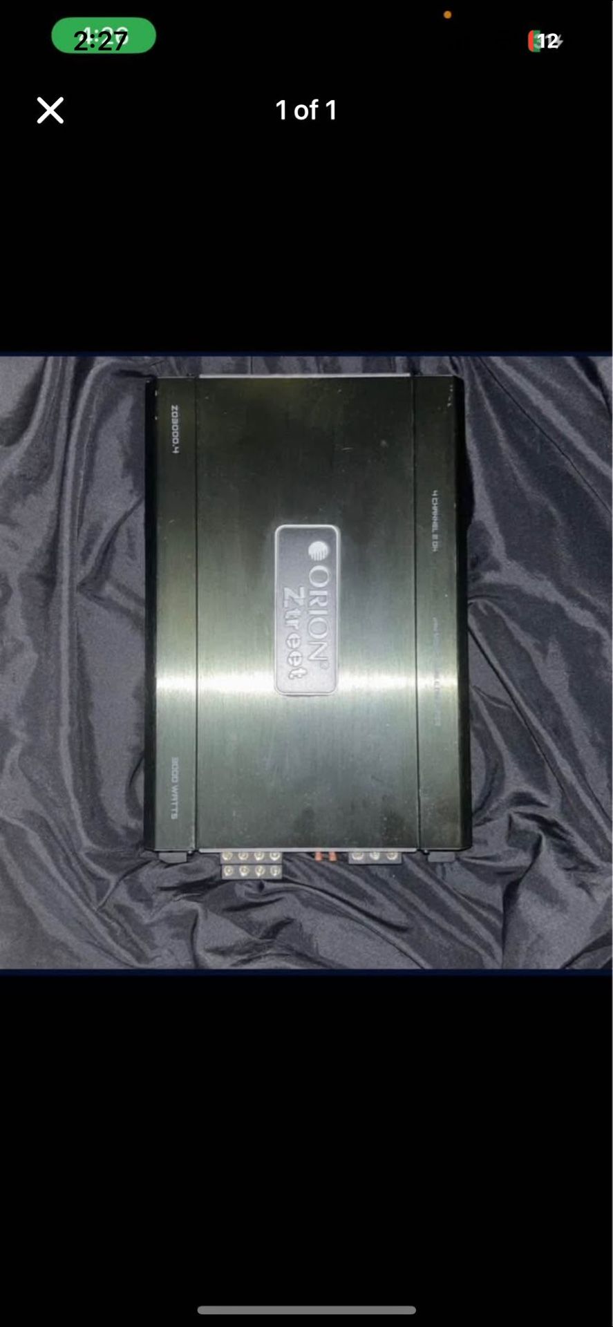 Orion Ztreet Amplifier