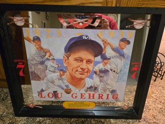 1991 seagrams lou gherig commemorative sign