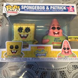 SpongeBob And Patrick Pop 2 Pack