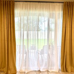 Velvet Curtain Panels, $30 EACH