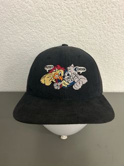 NOS Vintage 90’s No Fear Chicken Vs Pu**y SnapBack Hat