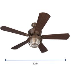 Harbor Breeze Merrimack 52” Bronze Indoor/Outdoor Ceiling Fan