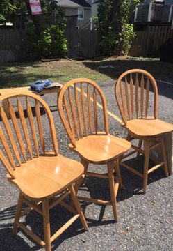 Wooden stools