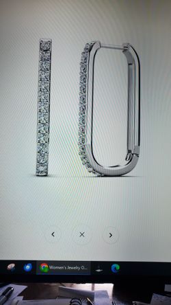 Nadia 18k White Gold Earrings