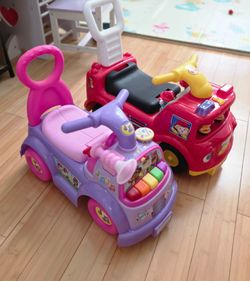 🚒 Fisher-Price Little People Ride-On Fire Truck & Music Parade Ride-On to (each $15)